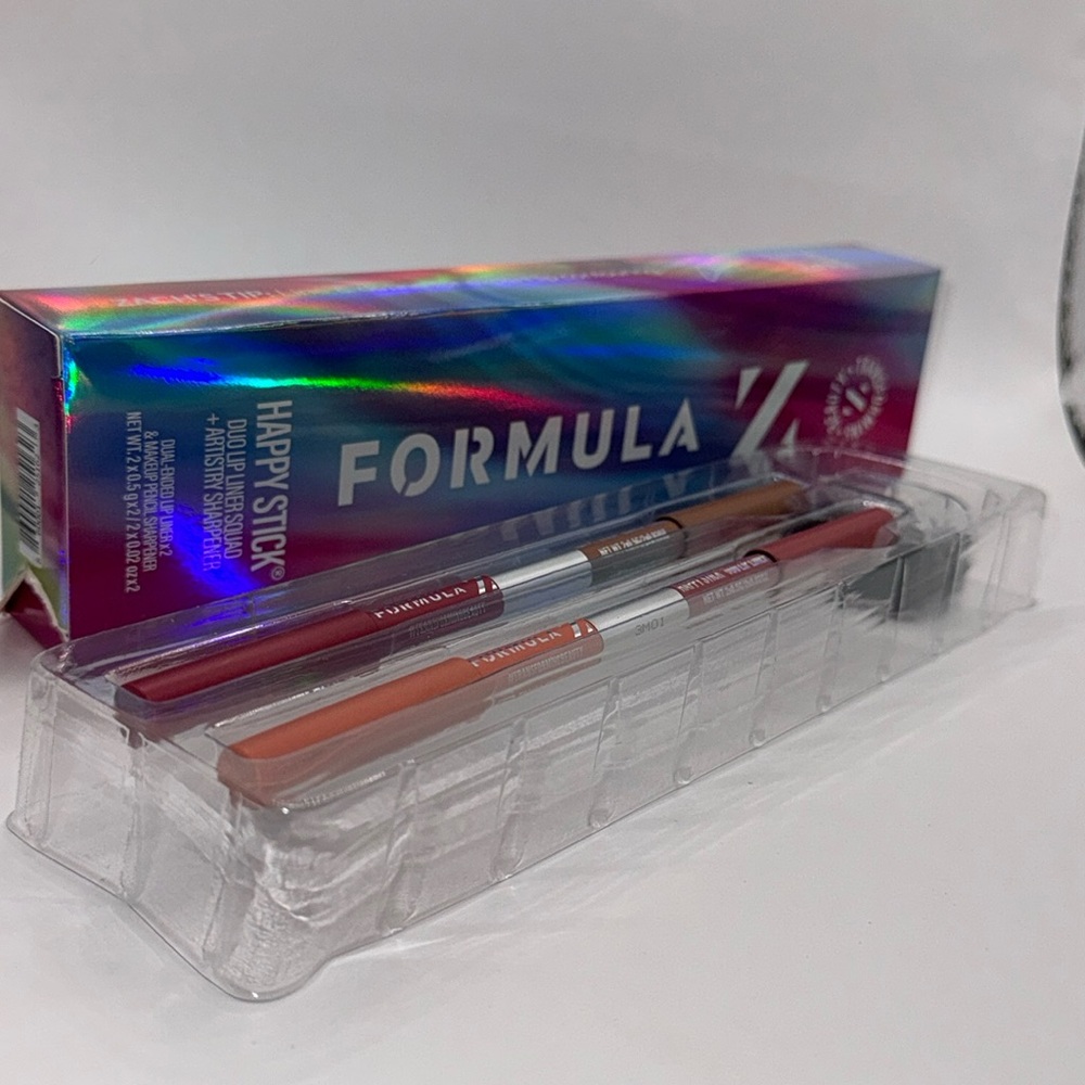 FORMULA Z, Happy Stick Duo Lip Liner Squad + Sharpener.